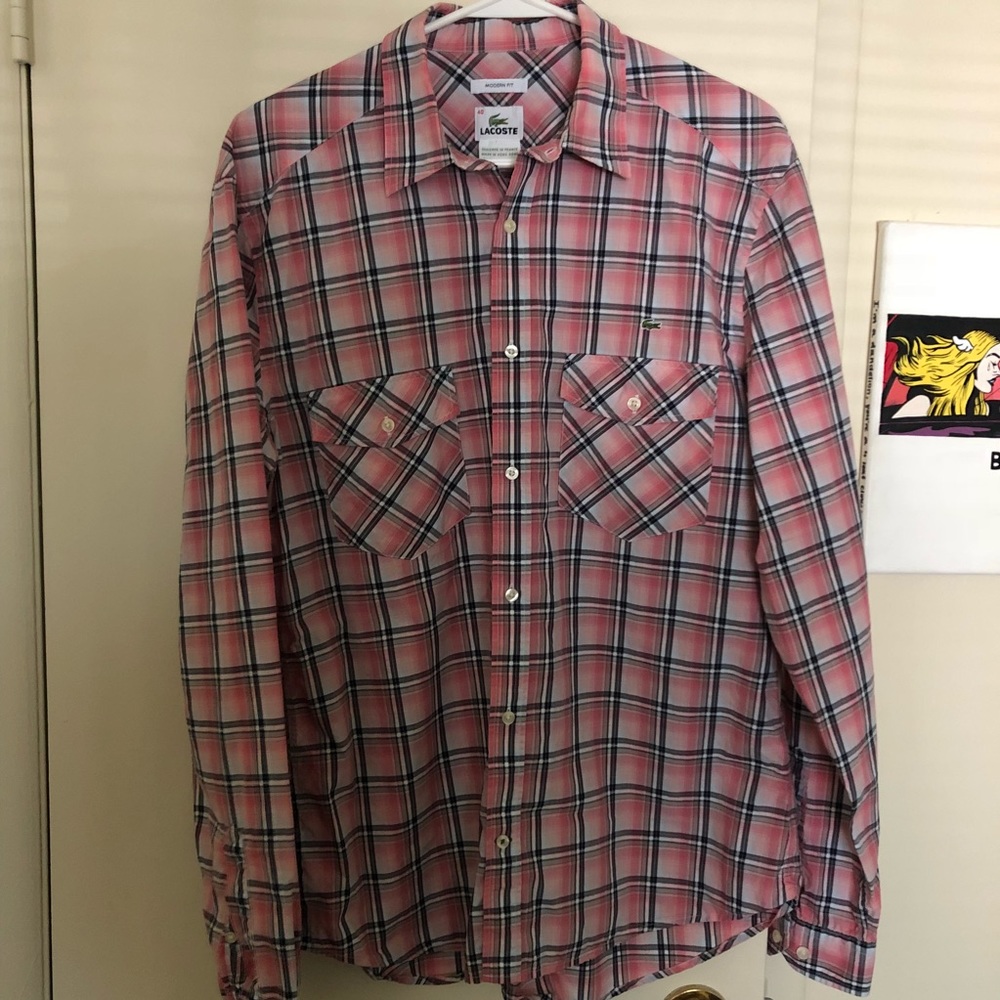 Lacoste button down shirt